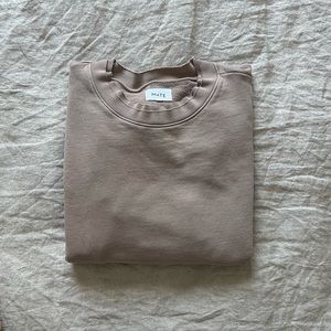 Mate the Label Organic Fleece Crop Sweatshirt